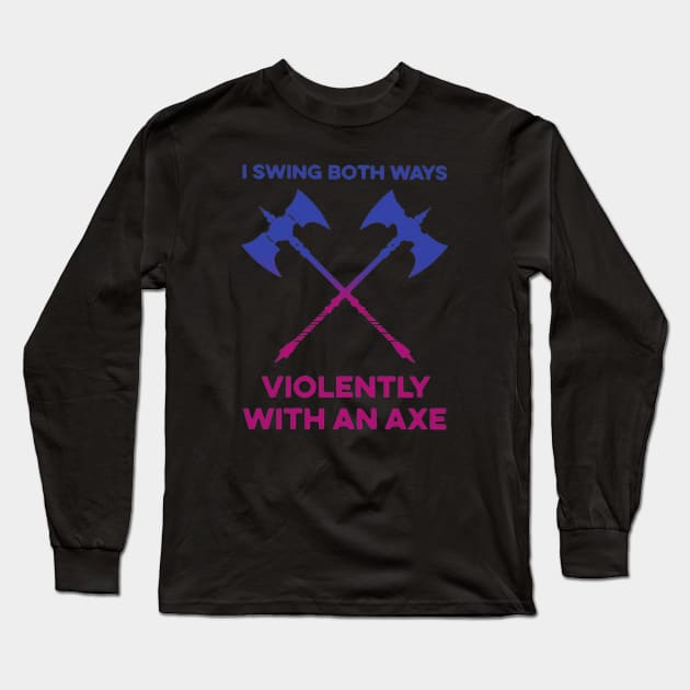 Bisexual Barbarian Pride Long Sleeve T-Shirt by OtakuPapercraft